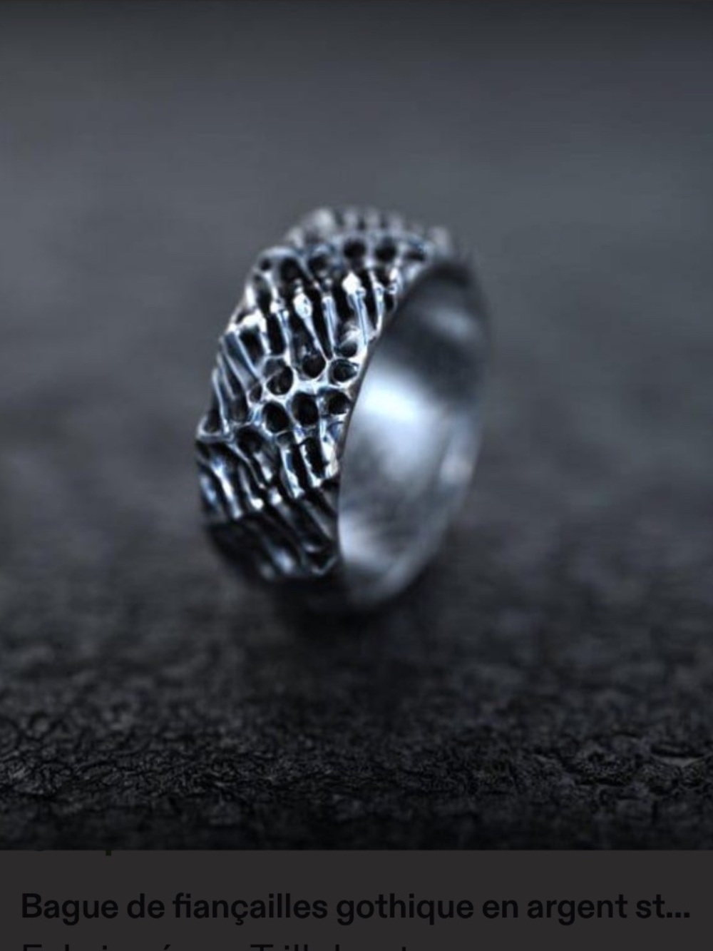 Bague en argent - Picture 2 of 5